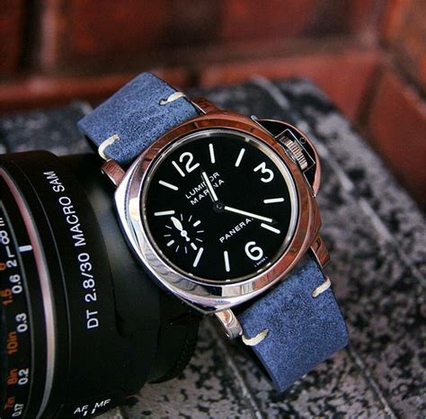 panerai watch blue band|Panerai watch bands for sale.